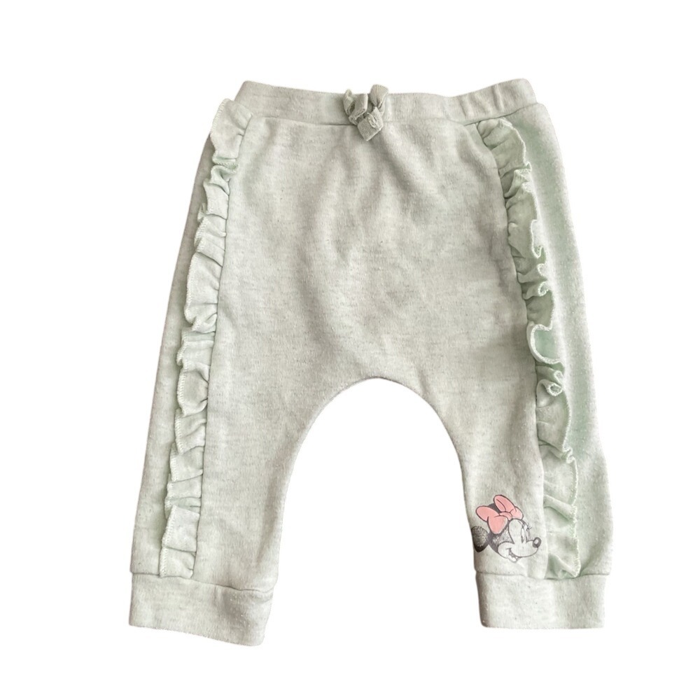 Disney Baby Minnie Mouse Light Green Jogger Pants Size 0-3 Months